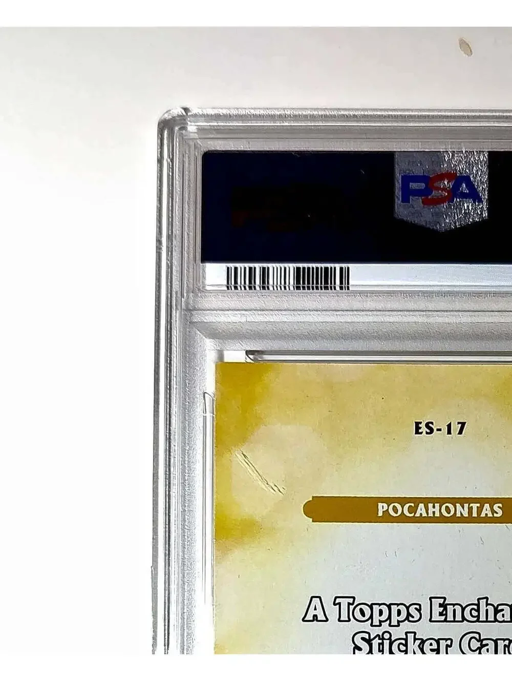 Pocahontas 2025 Topps Disney #ES-17 Enchanted Sticker Card Pocahontas PSA 9